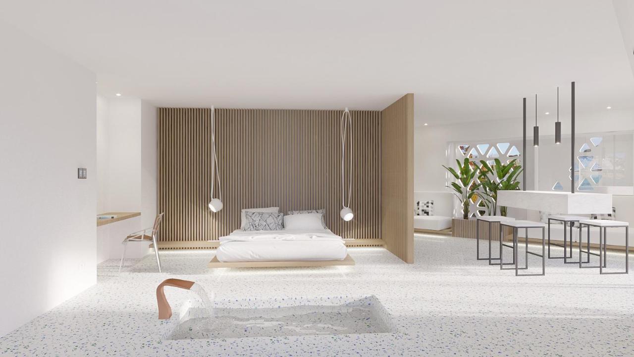 Mykonos Dove Beachfront Hotel Platys Gialos  Buitenkant foto