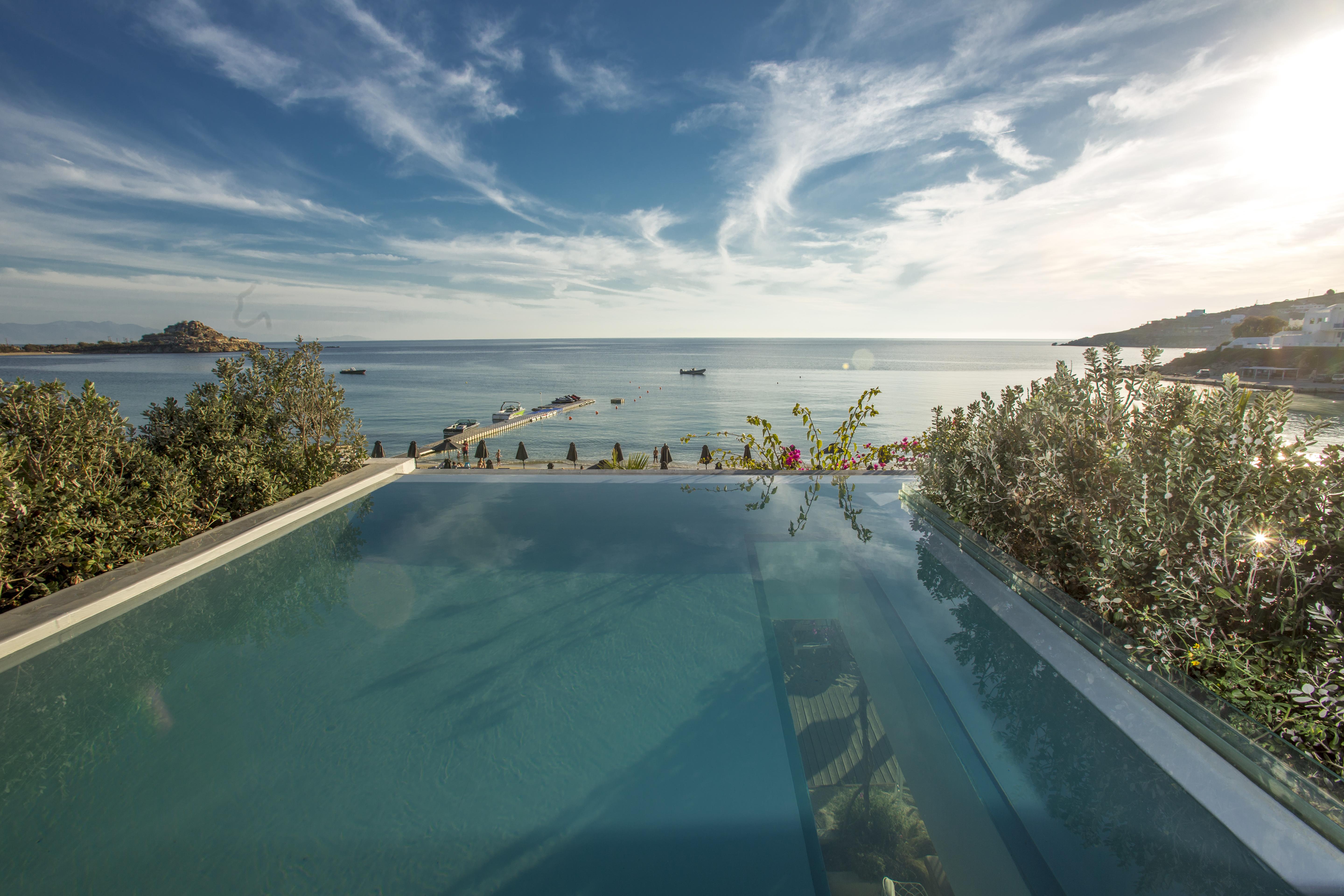 Mykonos Dove Beachfront Hotel Platys Gialos  Buitenkant foto